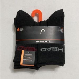 NWT Boys Crew Socks- HEAD